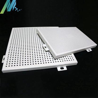 Perforated mesh integrated gusset material