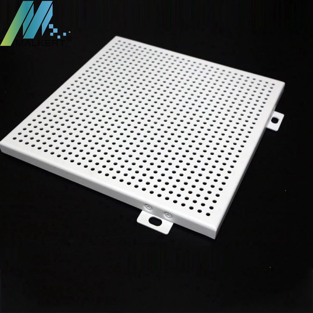 Perforated mesh integrated gusset material