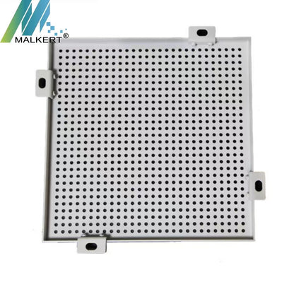 Perforated mesh integrated gusset material